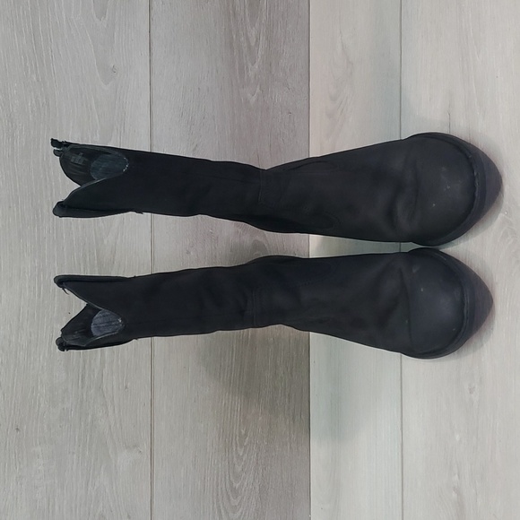 Born Women Allegra Leather Comfort Heels shoes boots sz 8 - Picture 3 of 15